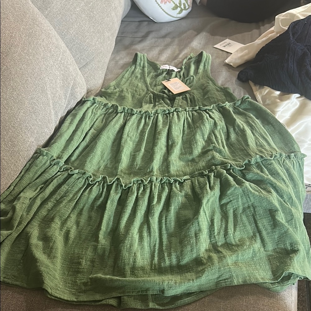 Ariella Mini Tunic in Sherwood